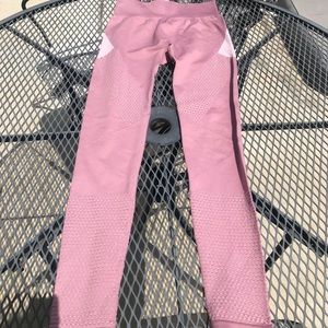 Pink leggings